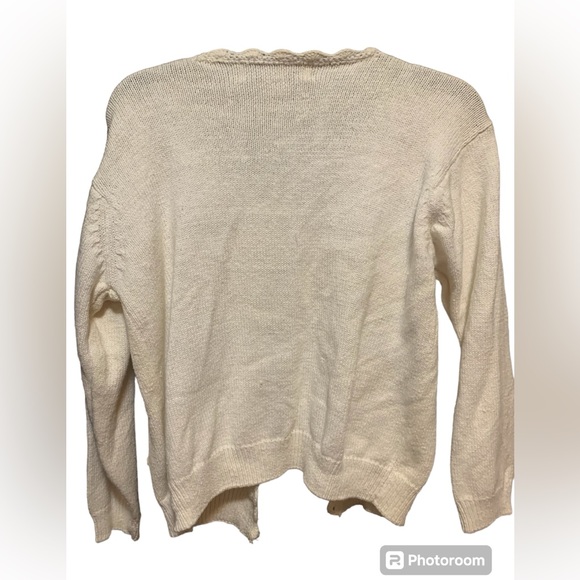 Vintage Crystal Kobe size S/P Womens embroidered sweater - Picture 2 of 4